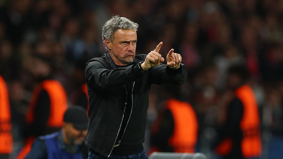 Luis Enrique mewanti-wanti Paris Saint-Germain soal keunggulan agregat atas Bayern Munich (Foto: Getty Images/Chris Brunskill/Fantasista)