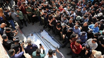 Pemakaman Korban Serangan Israel Digelar di Gaza City