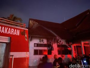 Kantor Dishub Provinsi Bangka Belitung Terbakar