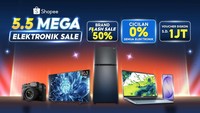 Shopee 5.5 Mega Elektronik Sale, Solusi Smart Living untuk Gen Z