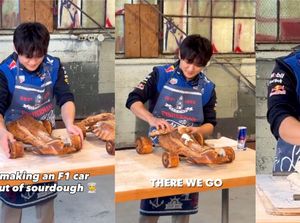 Yuki Tsunoda Ditantang Bikin Roti, Malah Jadi Mobil Balap Mini