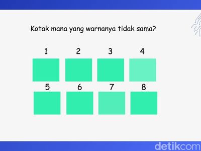 Bisa Selesaikan Permainan Gambar Ini Tanpa Ubah Brightness? Tandanya Mata Sehat