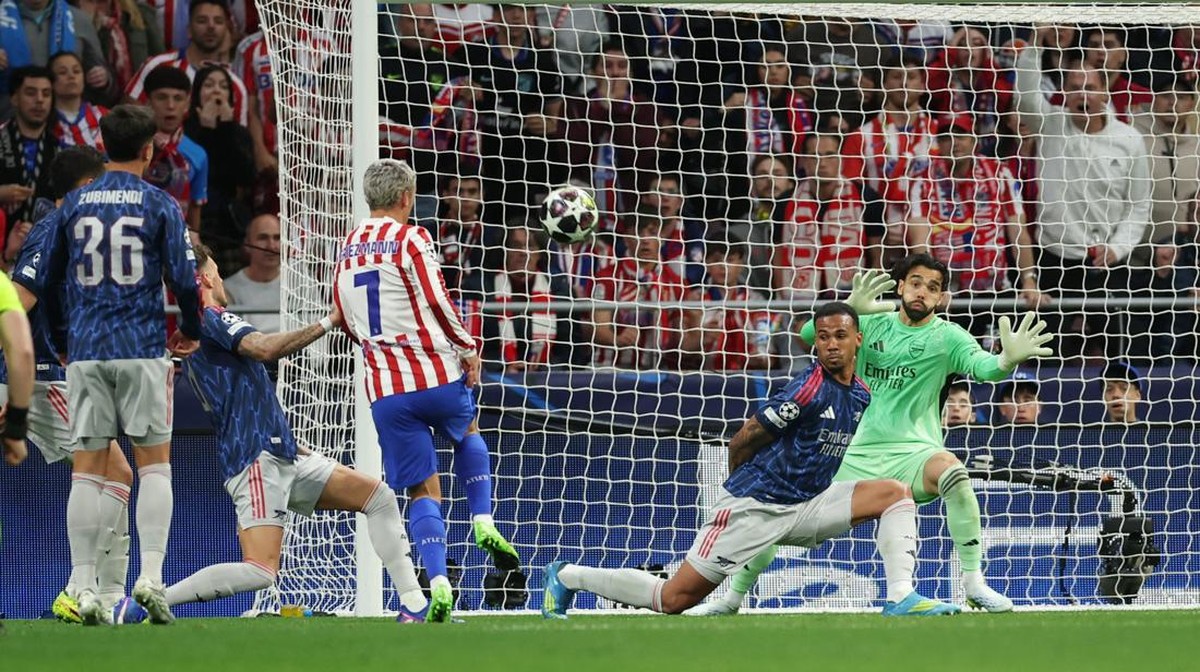 Laga Atletico Madrid vs Arsenal di leg pertama semifinal Liga Champions berakhir 1-1 (Foto: REUTERS/Isabel Infantes)