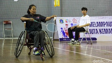 Badminton Tunadaksa DKI Jakarta Tampilkan Semangat Juang Para Atlet
