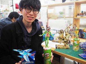 Kreatif! Bungkus Snack Disulap Jadi Karya Seni Menakjubkan