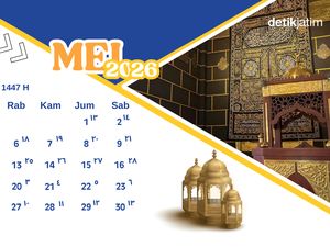 Kalender Hijriah Mei 2026 Beserta Jadwal Puasa Sunah