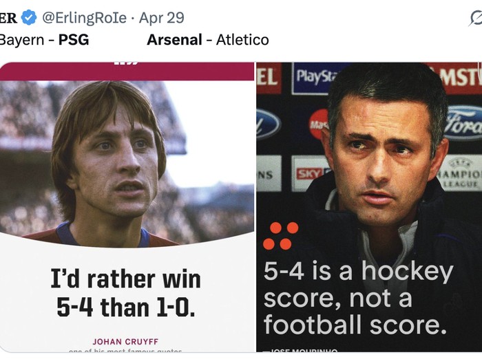 Meme Jomplangnya Kualitas PSG Vs Bayern dan Atletico Vs Arsenal