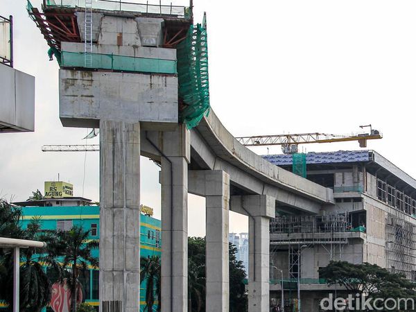 Progres Terkini LRT Jakarta Fase 1B, Konstruksi Terus Dipercepat