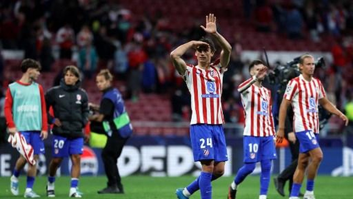 Robin Le Normand menegaskan bahwa Atletico Madrid pantas menang atas Arsenal. (Foto: AFP/THOMAS COEX)