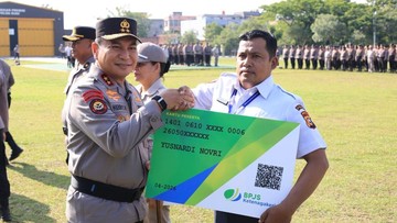 268 P3K dan THL Polda Riau Kini Terlindungi BPJS, Kapolda Tekankan Keadilan