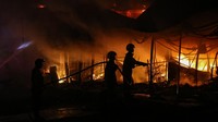 Si Jago Merah Ngamuk di Pasar Kanjengan, Ratusan Kios Hangus