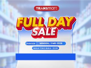 Jangan Lupa Hari Ini Transmart Full Day Sale! Serbu Pesta Diskon 50% + 20%