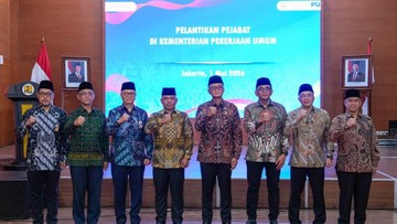 KemenPU Lantik 7 Pejabat Eselon I, Menteri Dody Tekankan Integritas ASN