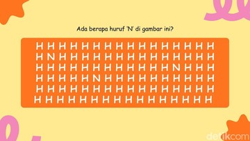 Ada Huruf Tersembunyi di Gambar Ini, Hanya Sedikit yang Bisa Menemukan Semuanya