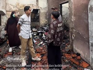 Penampakan Rumah Anisa Rahma Usai Kebakaran, 3.500 Al-Quran Ditemukan Utuh