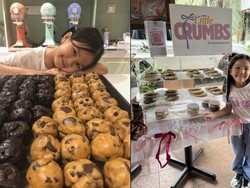 Haru! Bocah 8 Tahun Semangat Jualan Cookie Pakai Modal Uang THR
