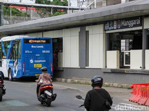Imbas Proyek LRT, Halte Transjakarta Manggarai Tutup Sementara Mulai Besok