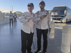 Pantau Lapangan, Kabid Linjam Muftiono Sebut Kedisiplinan Petugas Haji Terbukti