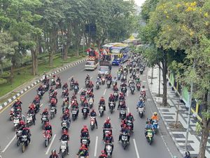 Massa Buruh Mulai Bergerak ke Kantor Gubernur, Simak Pengalihan Arus Lalin