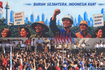 Prabowo Turun ke Monas, May Day 2026 Dipenuhi Lautan Buruh