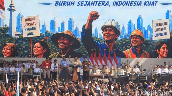 Prabowo Turun ke Monas, May Day 2026 Dipenuhi Lautan Buruh