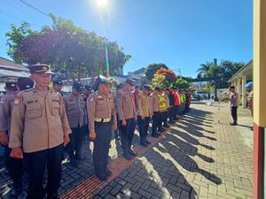 Polres Batu Perkuat Keamanan Lewat Apel Sabuk Kamtibmas