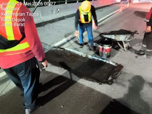 Jasa Marga Tuntaskan Kerusakan Tol Jagorawi