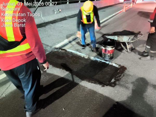 Jasa Marga Tuntaskan Kerusakan Tol Jagorawi