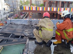 Rumah di Putat Gede Surabaya Terbakar, 1 Orang Luka