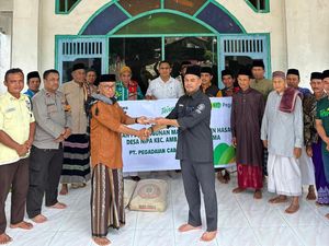Peringati Hari Buruh, Pegadaian Salurkan Bantuan untuk Masjid di Ambalawi