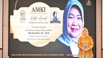 Raih Kartini Award 2026, Siti Fauziah Tegaskan Dedikasi untuk Negara