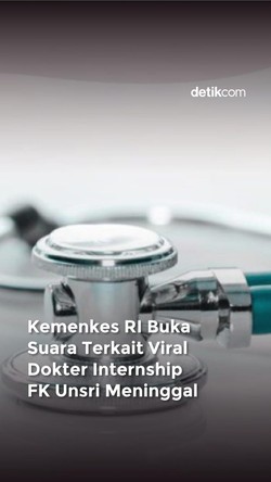 Video: Kemenkes RI Buka Suara Terkait Viral Dokter Internship FK Unsri Meninggal