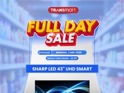 Beli TV 43 di Transmart Full Day Sale, Dapat Didiskon Hingga Rp 2 Jutaan