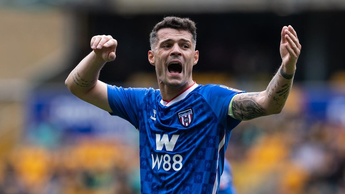 Gelandang Sunderland, Granit Xhaka. (Foto: CameraSport via Getty Images/Andrew Kearns - CameraSport)