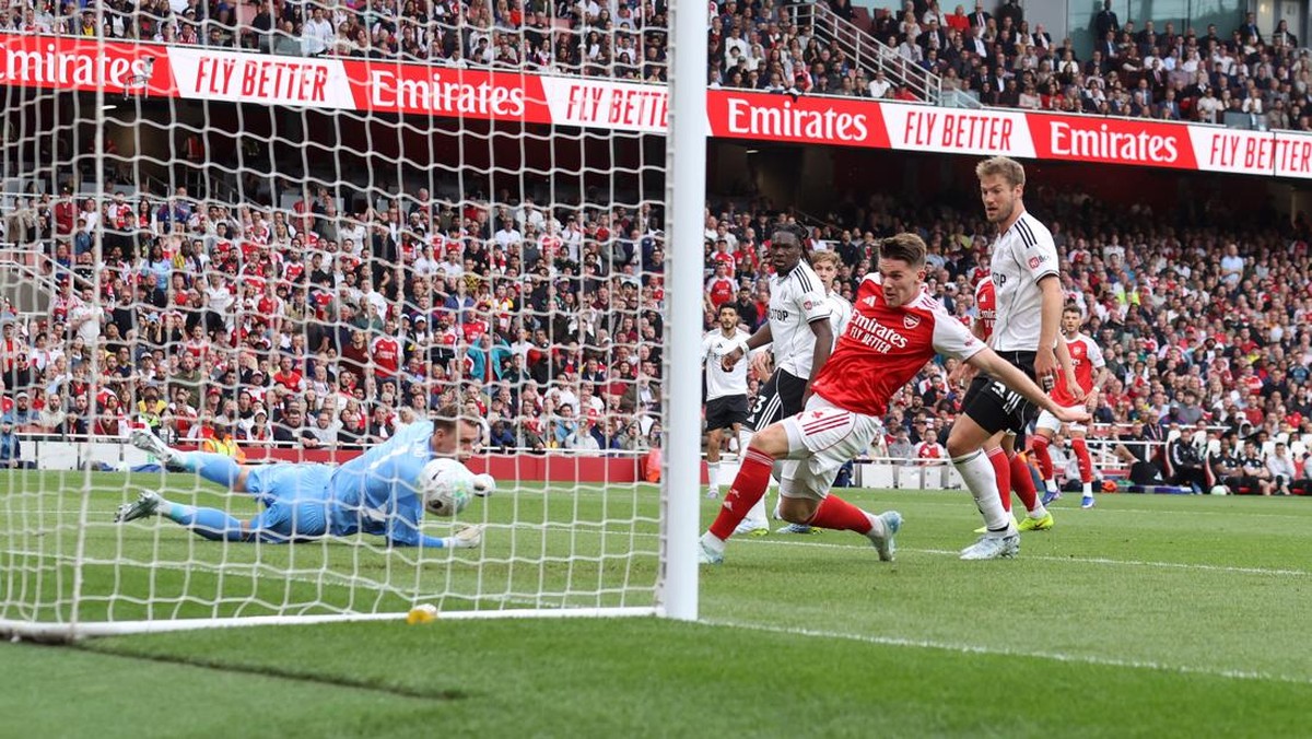 Momen gol Viktor Gyokeres. (Foto: Offside via Getty Images/Mark Leech/Offside)