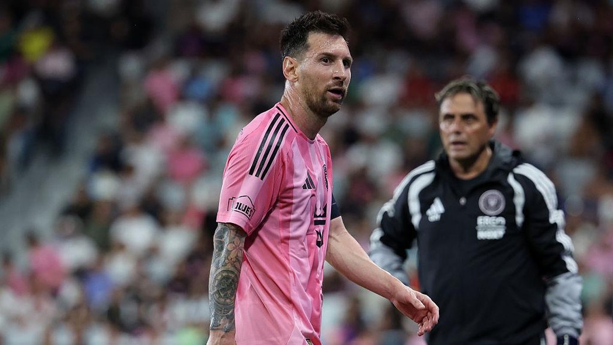 Satu gol Lionel Messi tak cukup membawa Inter Miami mengalahkan Orlando City. Foto: MLS via Getty Images/Leonardo Fernandez