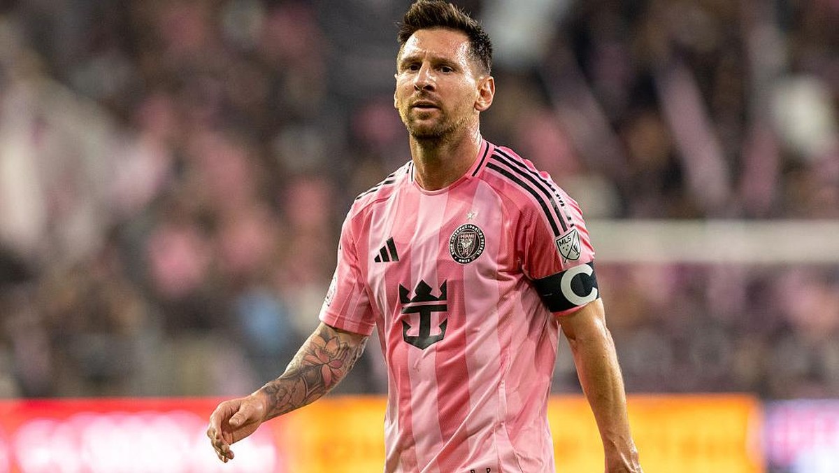Lionel Messi sudah lakoni 100 laga bareng Inter Miami. (ISI Photos via Getty Images/Eston Parker/ISI Photos)