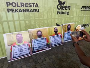 Polisi Ungkap Jejak Pelarian 4 Pembunuh Lansia Pekanbaru hingga Ditangkap