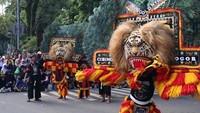 Pertunjukan Reog Ponorogo Ramaikan Akhir Pekan di Bogor