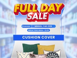 Sarung Bantal Sofa Diobral Cuma Rp 20 Ribu di Transmart Full Day Sale
