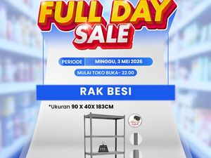 Serbu! Beli Rak Besi di Transmart Full Day Sale Diskonnya Jumbo