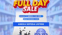 Aneka Sepeda Listrik Diskon Hingga 45% di Transmart Full Day Sale
