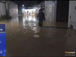 Banjir Landa Perumahan Grand Permata Tembalang Semarang