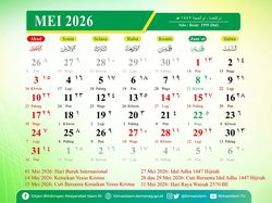 14 Mei Libur Apa? Cek Tanggal Merah Bulan Ini!