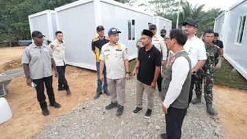 Pemerintah Kebut Pembangunan Huntara di Aceh, Sumut, dan Sumbar