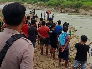 Pemuda Hilang Tenggelam Saat Cari Biawak di Sungai Lusi Grobogan