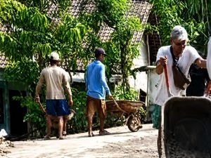 Penampakan Jalan RT yang Dibangun Pasangan Selingkuh di Gunungkidul