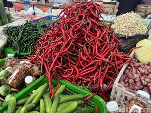Harga Cabai Merah Keriting di Palembang Tembus Rp 60.000/Kg