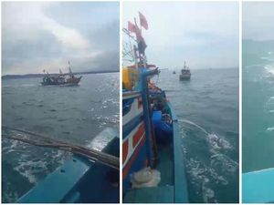 Kapal Nelayan Ditabrak Kapal Kargo di Lampung, 3 Selamat dan 1 Hilang