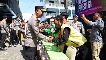 Kapolda Sumsel Resmikan Kedai ADO Presisi: Driver Ojol Mitra Jaga Kamtibmas